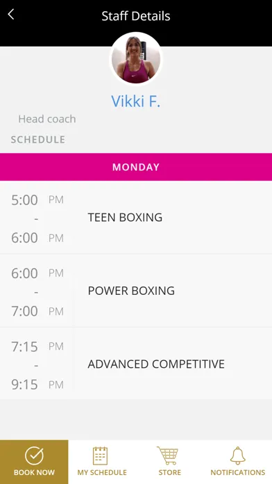 ภาพหน้าจอของ Alliance Boxing Club
