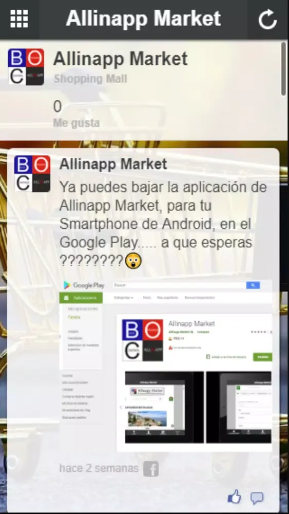 Zrzuty ekranu Allinapp Market