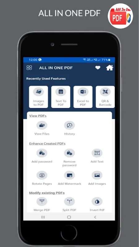 Capturas de pantalla de ALL IN ONE PDF