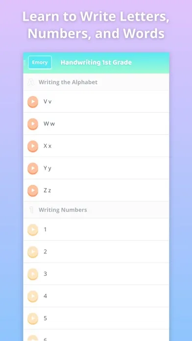 Learn Handwriting 1st Grade應用截圖