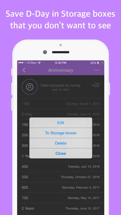 Ảnh chụp màn hình của D-Day+ free (anniversary, widget)
