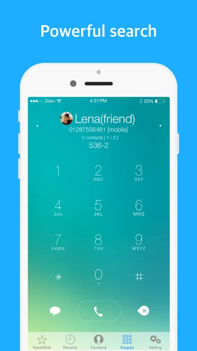 Dial+ (speed dial, Widget dial, one hand mode) Screenshots