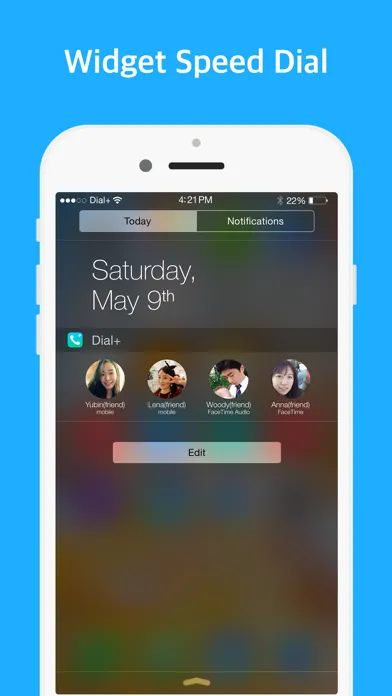 Dial+ (speed dial, Widget dial, one hand mode) Screenshots