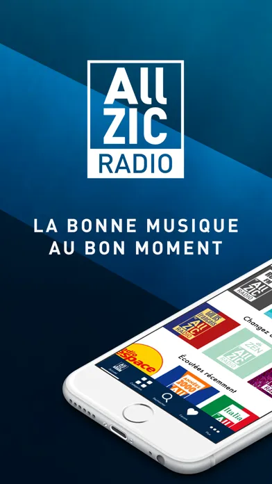 Capturas de tela do Allzic Radio