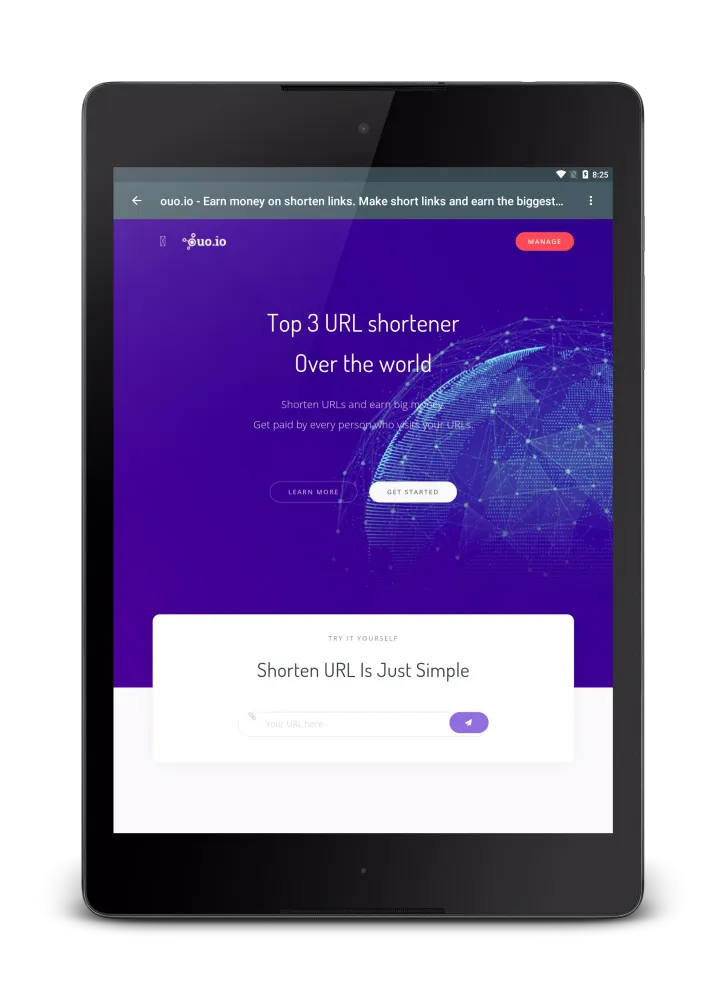 Tangkapan layar Ouo.io