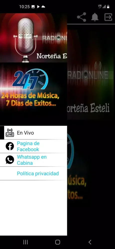 Radio Norteña Esteli 스크린샷