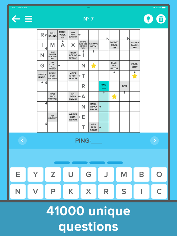 Tangkapan layar Crossword: Arrowword puzzles iPad 