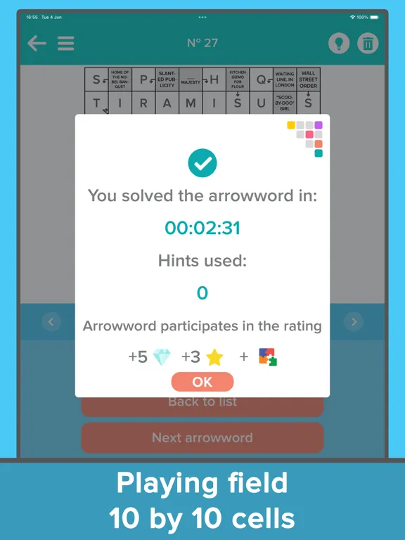 Crossword: Arrowword puzzles iPad 应用截图
