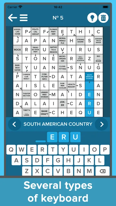 Crossword: Arrowword puzzles应用截图