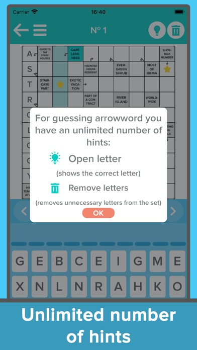 Tangkapan layar Crossword: Arrowword puzzles