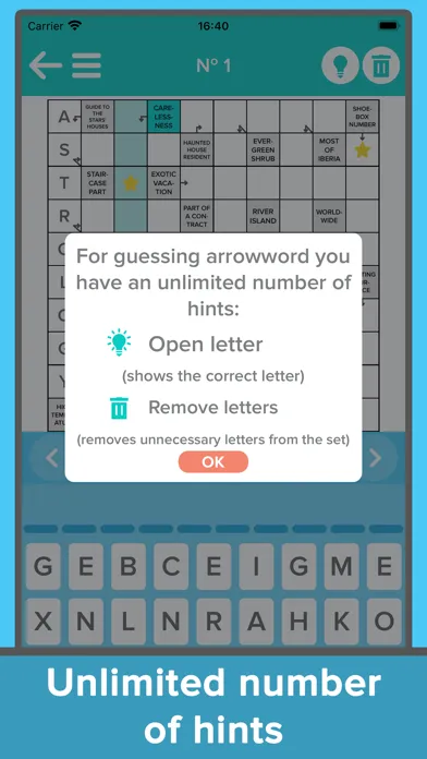 Crossword: Arrowword puzzles应用截图