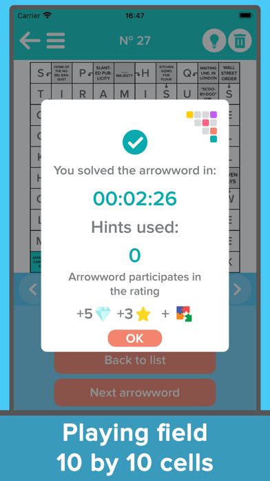 Tangkapan layar Crossword: Arrowword puzzles