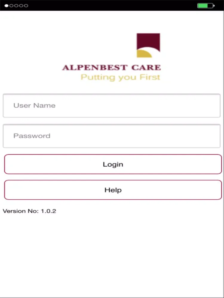 Zrzuty ekranu Alpenbest Mobile iPad 