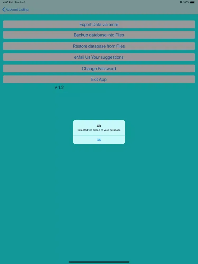 Passwords Easy Lite iPad 應用截圖