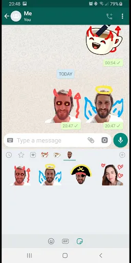 Captures d'écran de Animated Sticker Maker (FSM)