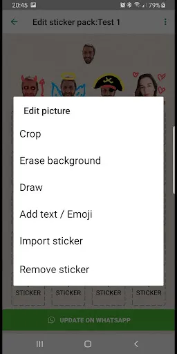 Captures d'écran de Animated Sticker Maker (FSM)