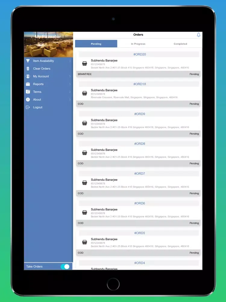 Capturas de pantalla de Alphamart Ora iPad 