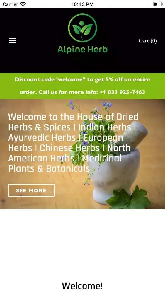 Capturas de pantalla de Alpine Herb Company Inc