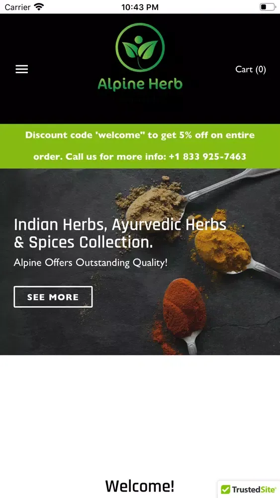 Capturas de pantalla de Alpine Herb Company Inc