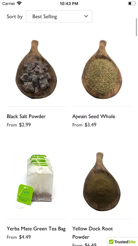 Capturas de pantalla de Alpine Herb Company Inc