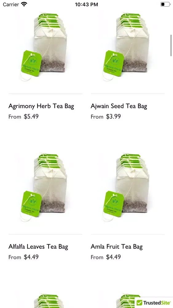Capturas de pantalla de Alpine Herb Company Inc