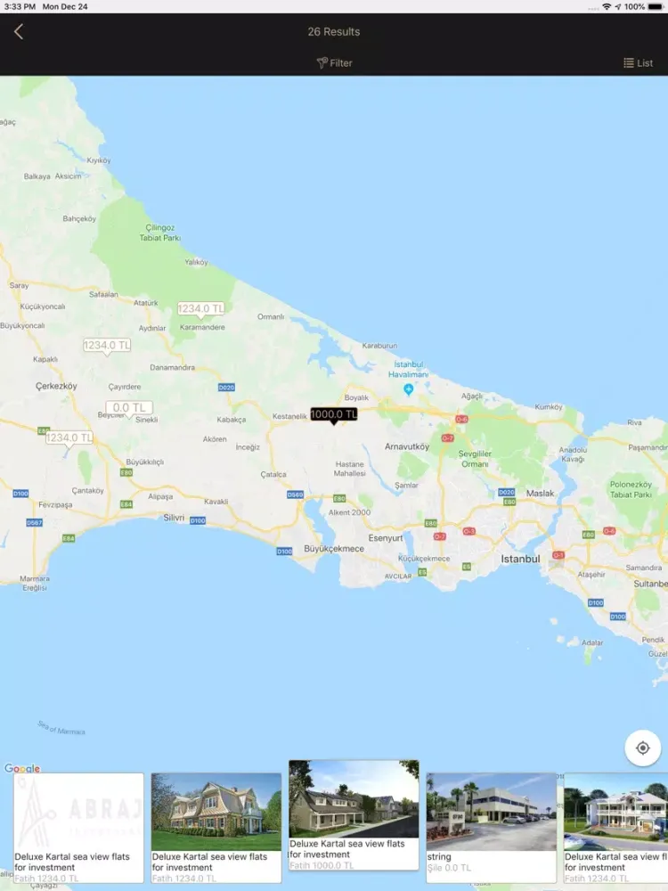 Zrzuty ekranu Abraj Real Estate iPad 