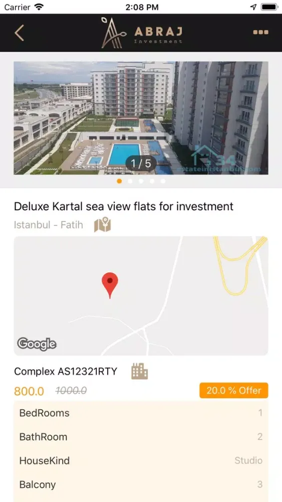 Zrzuty ekranu Abraj Real Estate