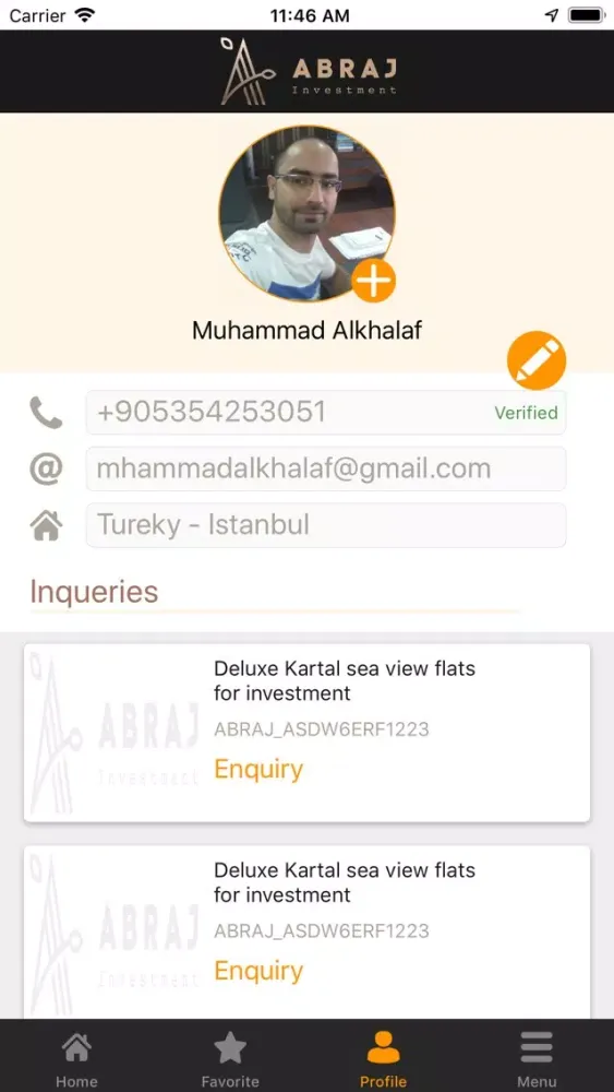 Zrzuty ekranu Abraj Real Estate