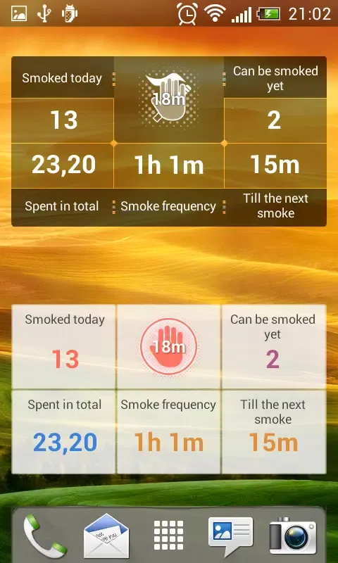 Tangkapan skrin Cigarette Analytics