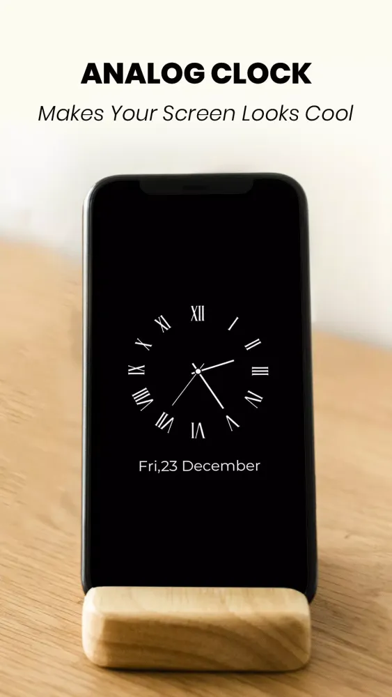 Always ON Analog Digital Clock Screenshots