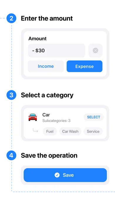 Finance – Expenses and Income Screenshots