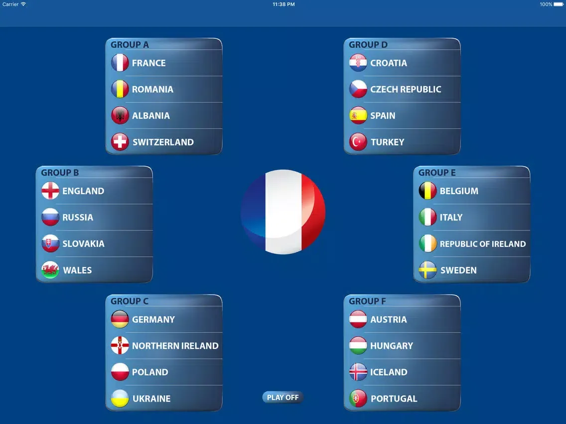 تصاویر Calendar for Euro 2016 iPad 