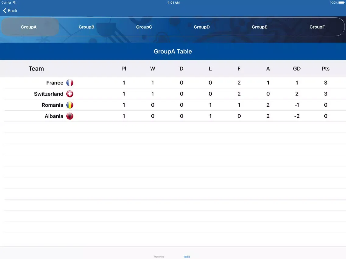 تصاویر Calendar for Euro 2016 iPad 
