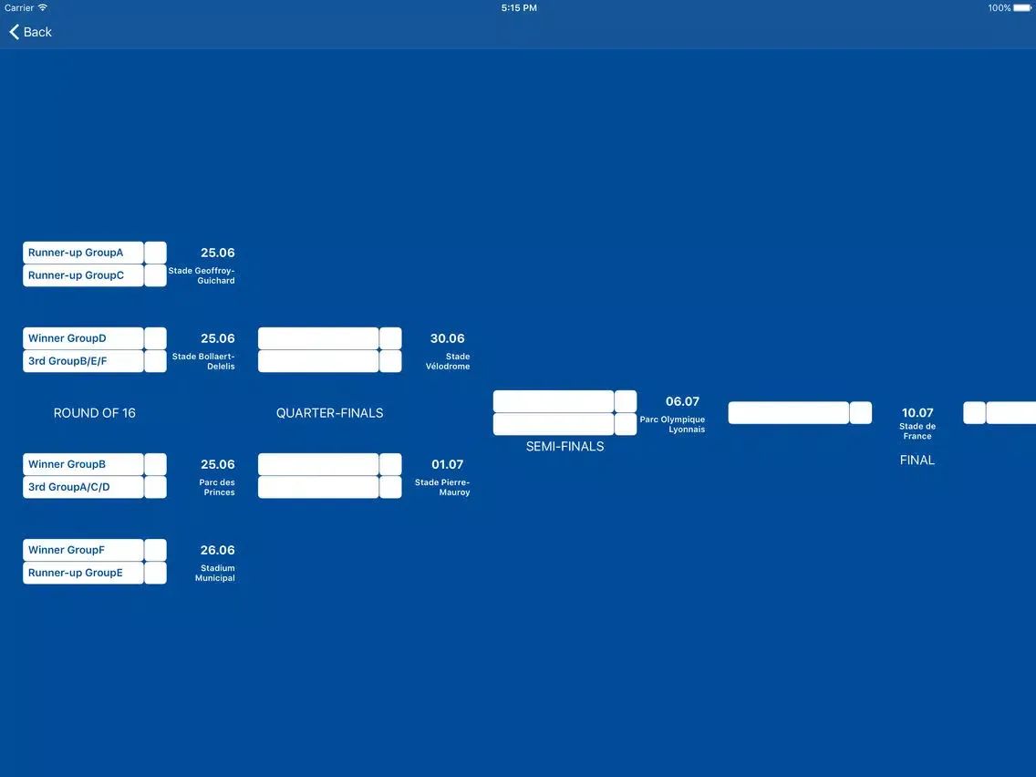 تصاویر Calendar for Euro 2016 iPad 