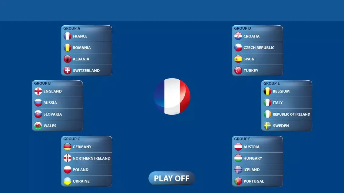 تصاویر Calendar for Euro 2016