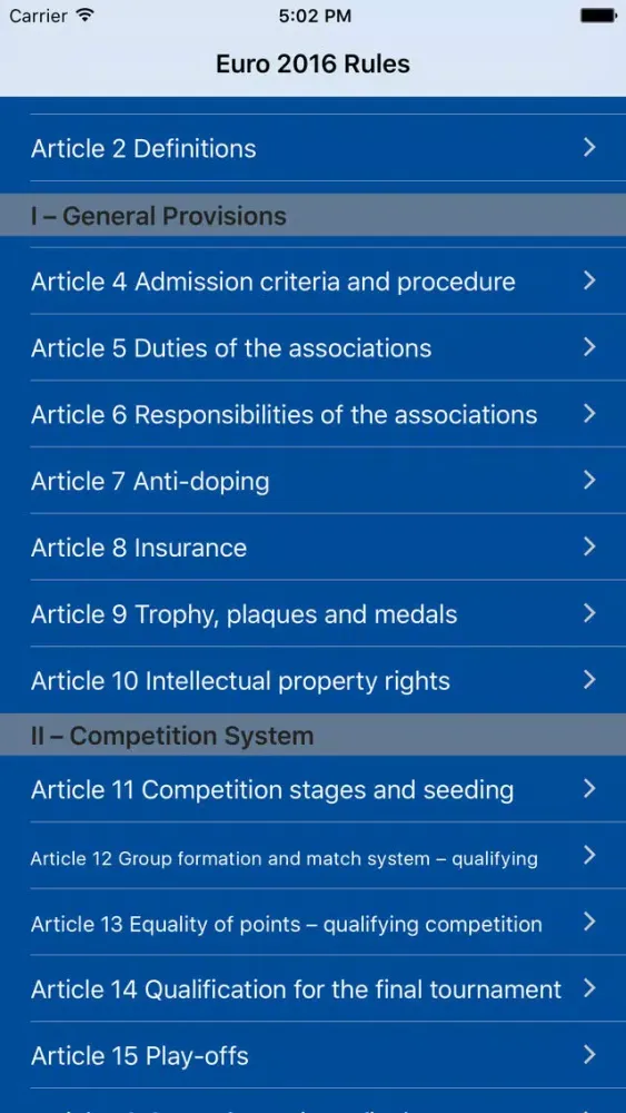 Rules - for Euro 2016 Ekran Görüntüleri
