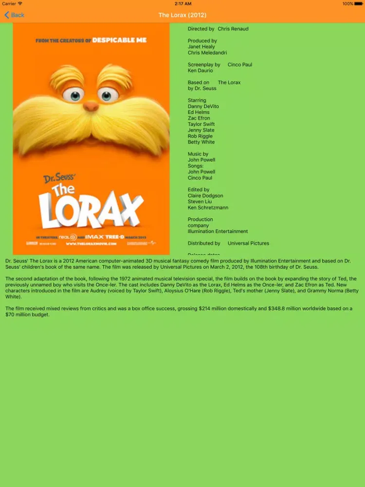 Capturas de pantalla de Movies & Films - 2010s iPad 