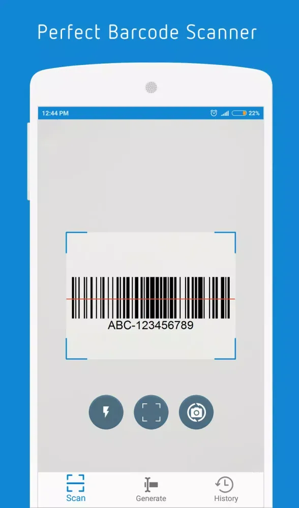Tangkapan layar Barcode Scanner
