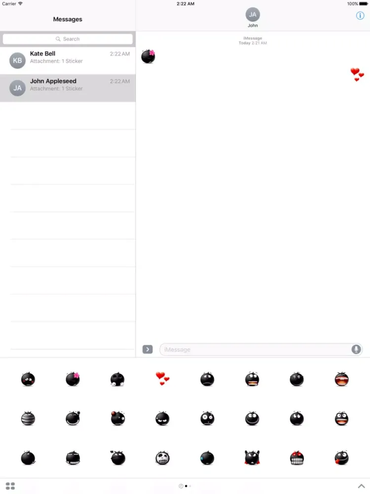 Blacky Smiles iPad  Ekran Görüntüleri