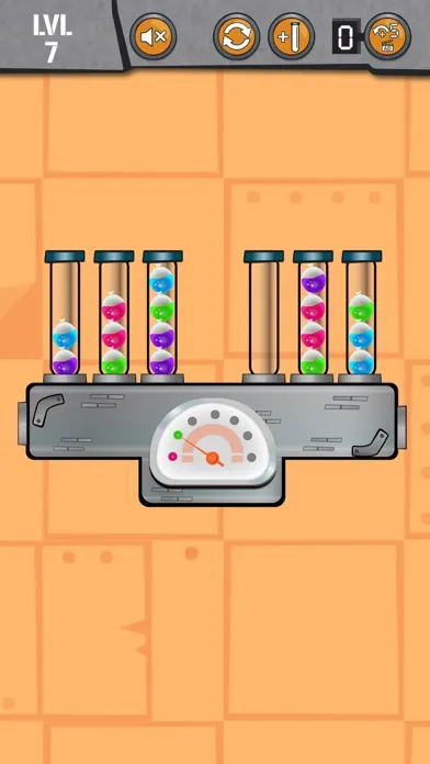 Tangkapan skrin Balloons Sort Puzzle