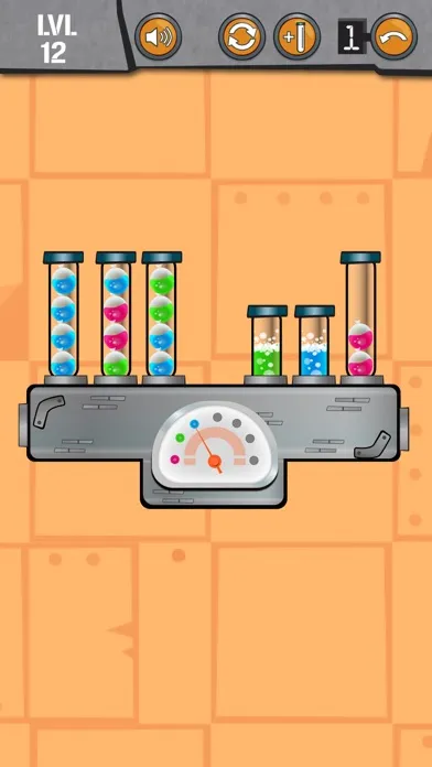 Tangkapan skrin Balloons Sort Puzzle