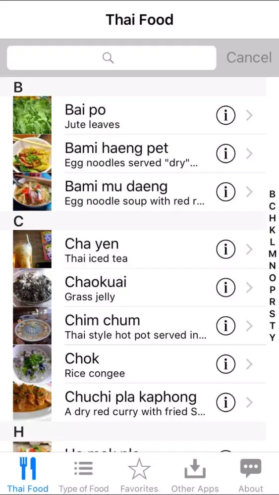 Guide to Thai Food應用截圖