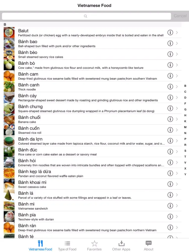تصاویر Guide To Vietnamese Food iPad 