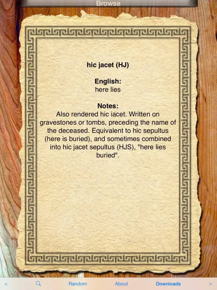 تصاویر Latin Phrases Pro iPad 