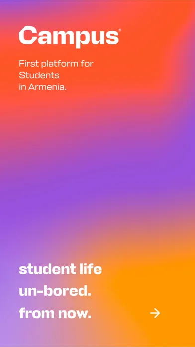 Campus Armenian Student Portal Screenshots