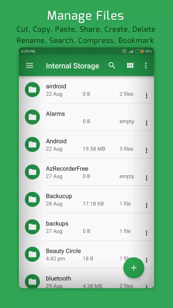 File Manager Screenshots