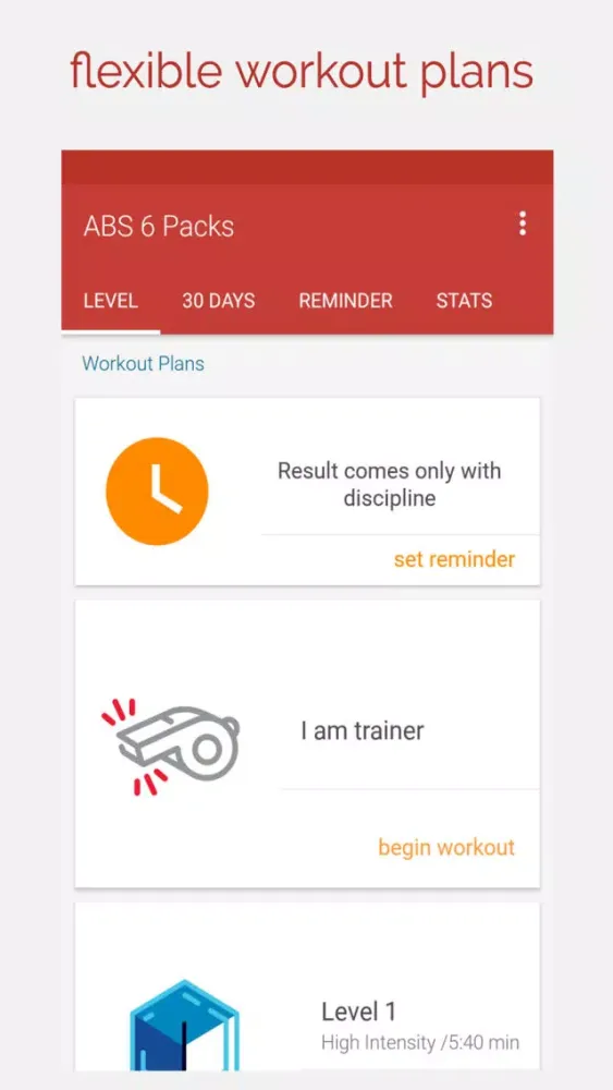 Abs Workout スクリーンショット