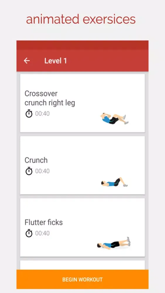 Abs Workout スクリーンショット