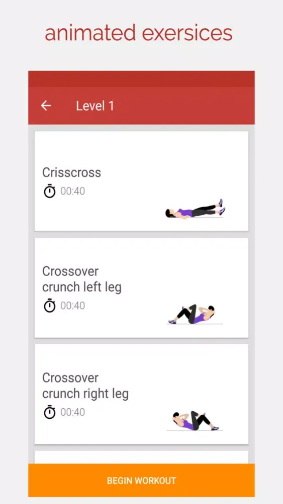 Abs Workout スクリーンショット