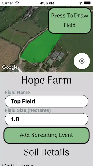 Ảnh chụp màn hình của Farm Crap App Pro